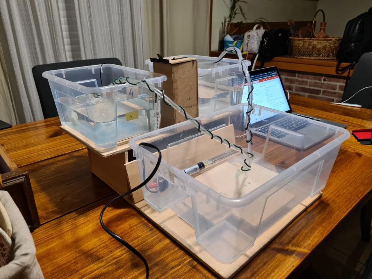 Color replication system with liquid containers, sensors, and control electronics